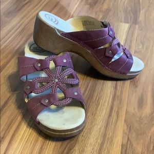Dansko slip on clogs